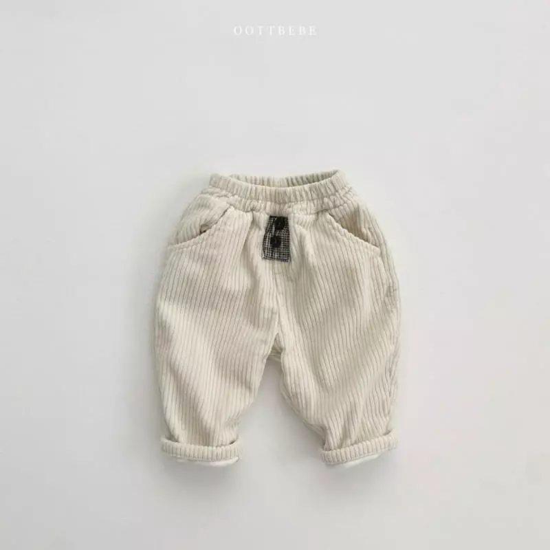 Oott Bebe - Korean Children Fashion - #childofig - Big Corduroy Pants - 5