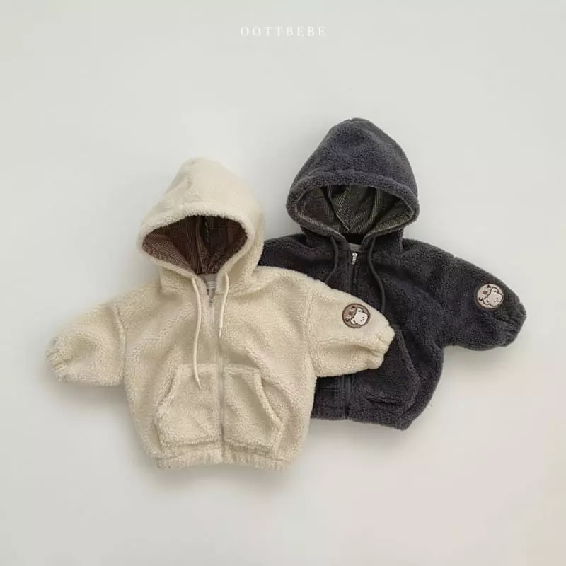 Oott Bebe - Korean Children Fashion - #childofig - Bbogle Poodle Hoody Jumper