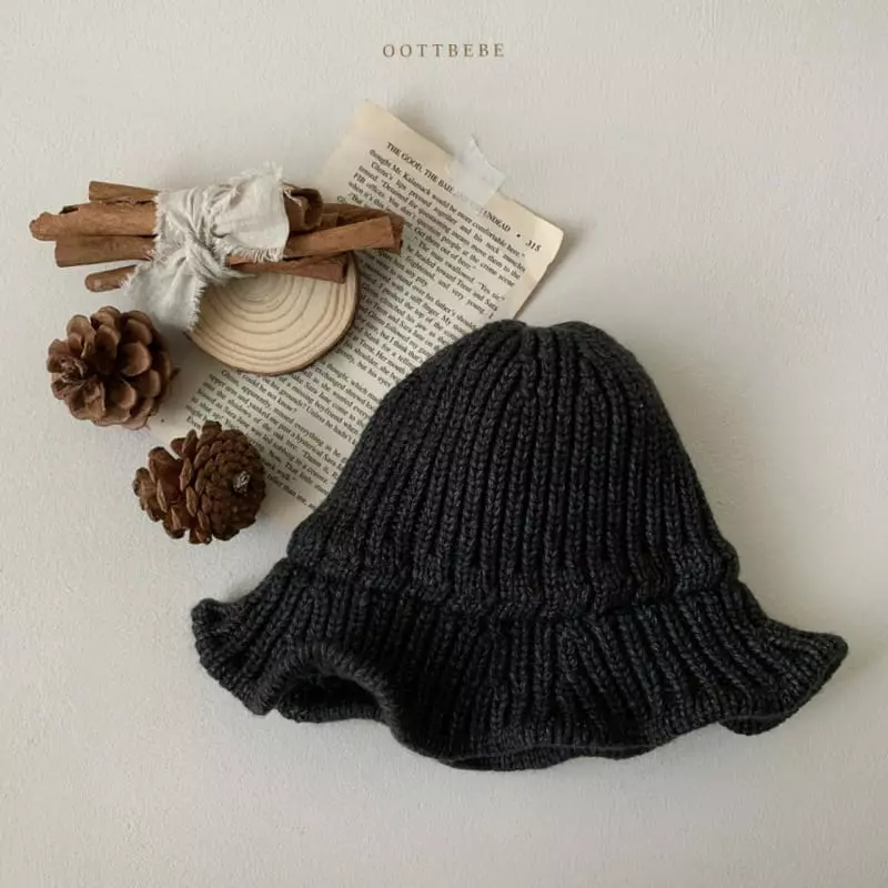 Oott Bebe - Korean Children Fashion - #childofig - Knit Bucket Hat - 6