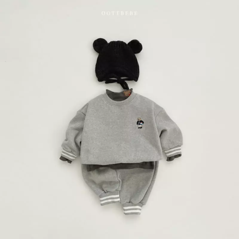 Oott Bebe - Korean Children Fashion - #childofig - Paul Banding Top Bottom Set - 12