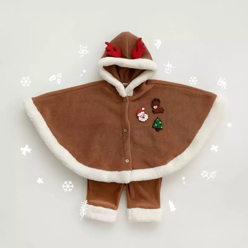 Oott Bebe - Korean Children Fashion - #childofig - Oott Santa Cape - 7