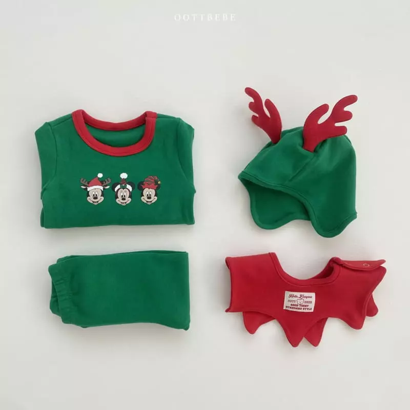 Oott Bebe - Korean Children Fashion - #childofig - Disney Santa Easywear Set - 10