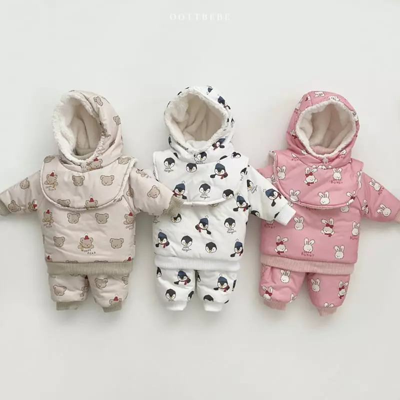 Oott Bebe - Korean Children Fashion - #childofig - Snow Man Skii Set - 9