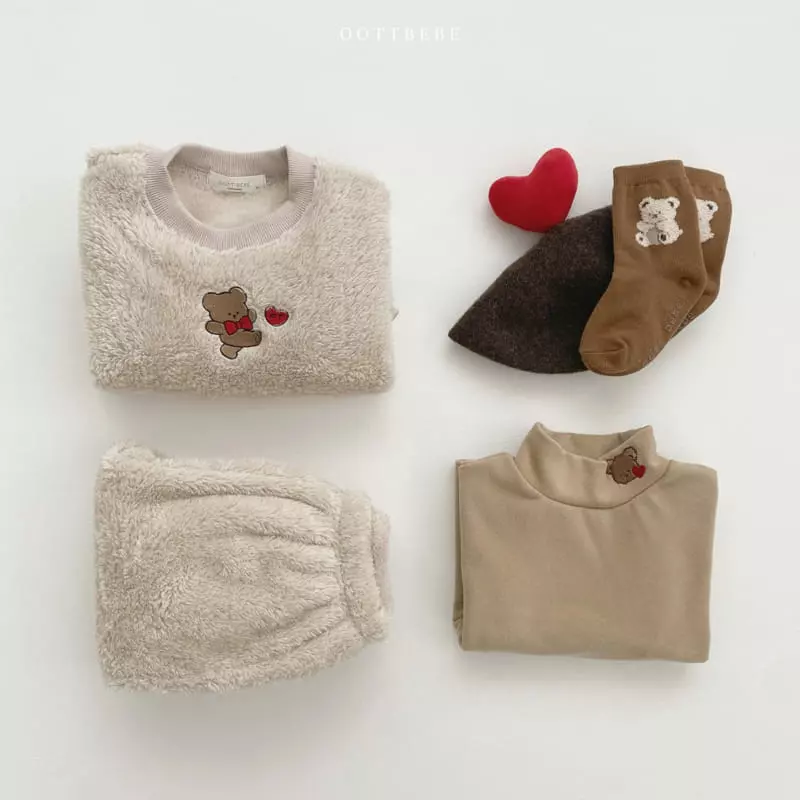 Oott Bebe - Korean Children Fashion - #childofig - Bbo Dumble Top Bottom Set - 6