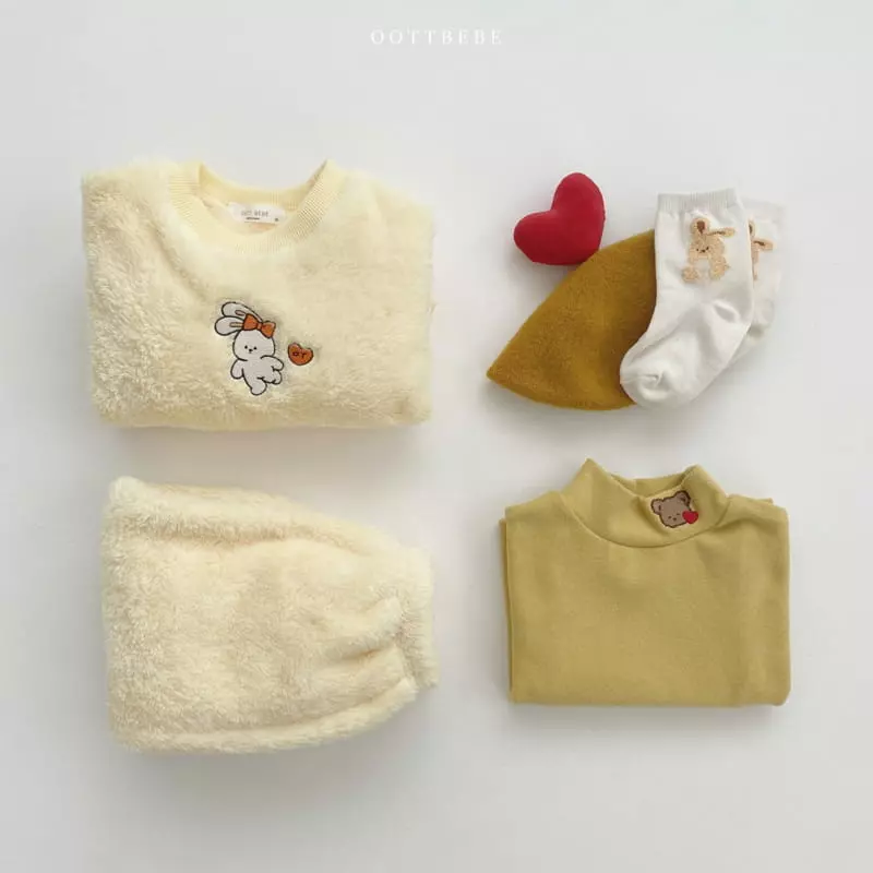 Oott Bebe - Korean Children Fashion - #childofig - Bbo Dumble Top Bottom Set - 7