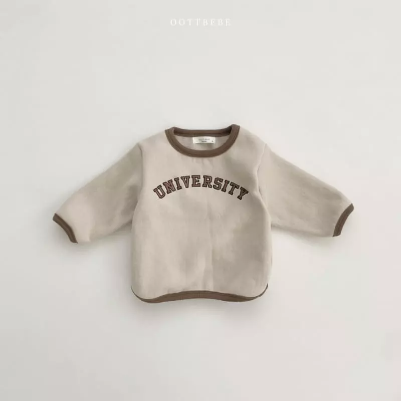 Oott Bebe - Korean Children Fashion - #childrensboutique - Uni Piping Sweatshirt - 10