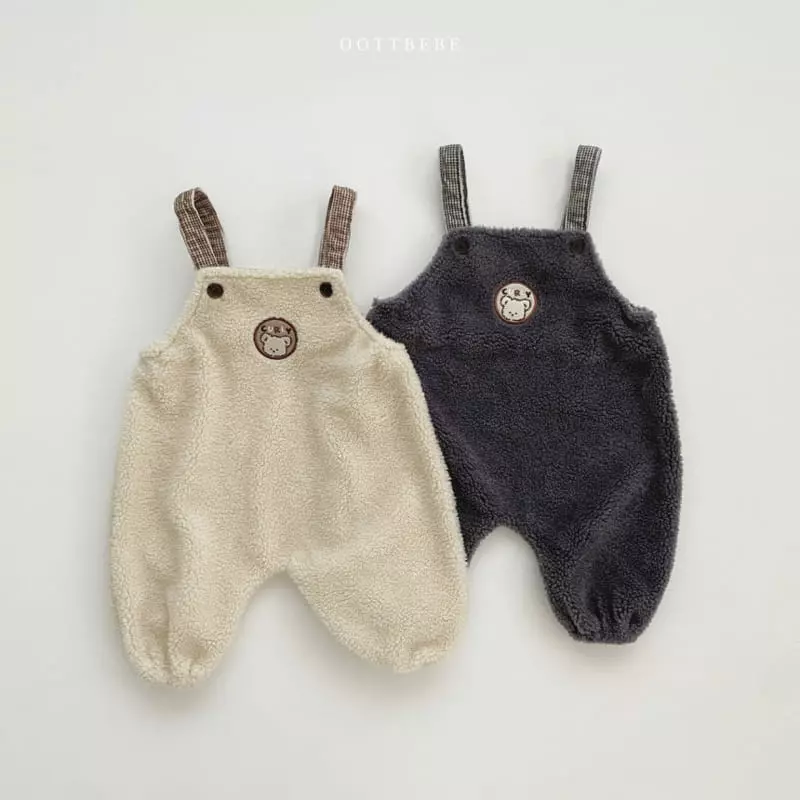 Oott Bebe - Korean Children Fashion - #childrensboutique - Bbogle Poodle Overalls