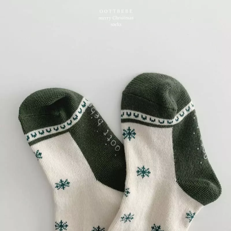 Oott Bebe - Korean Children Fashion - #childrensboutique - Santa Bear Knee Socks - 7