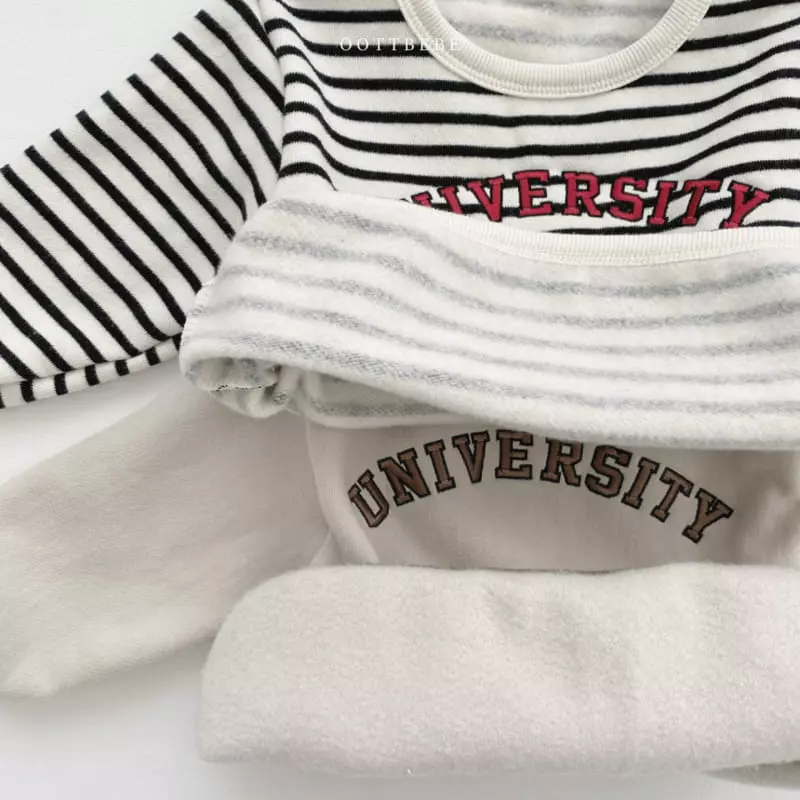 Oott Bebe - Korean Children Fashion - #designkidswear - Uni Piping Sweatshirt - 11