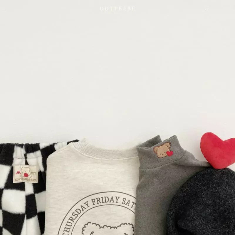 Oott Bebe - Korean Children Fashion - #discoveringself - Week Sweatshirt - 9