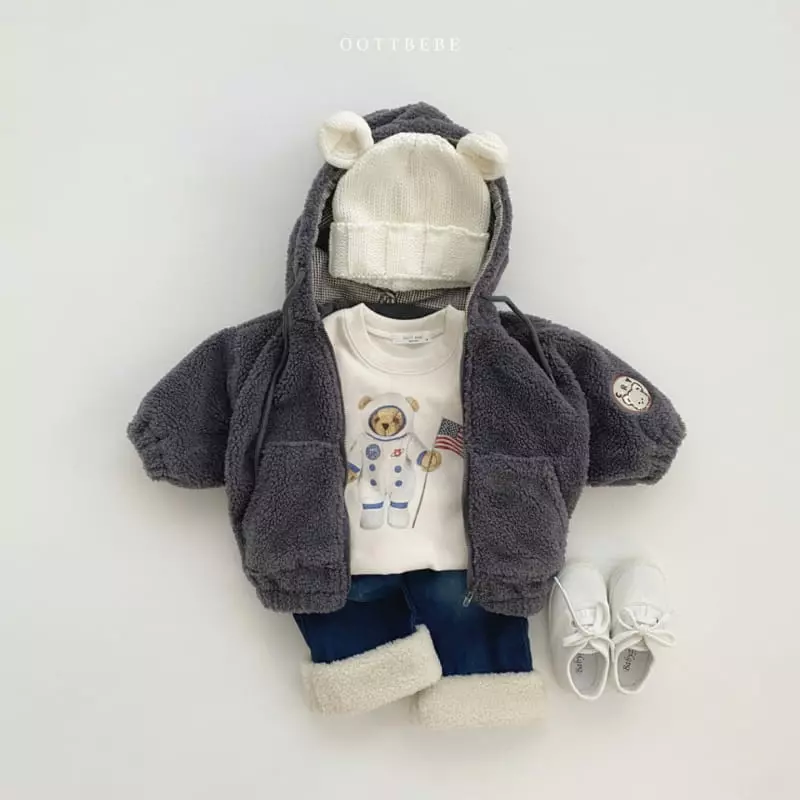 Oott Bebe - Korean Children Fashion - #discoveringself - Chou Cream Bear Tee - 7