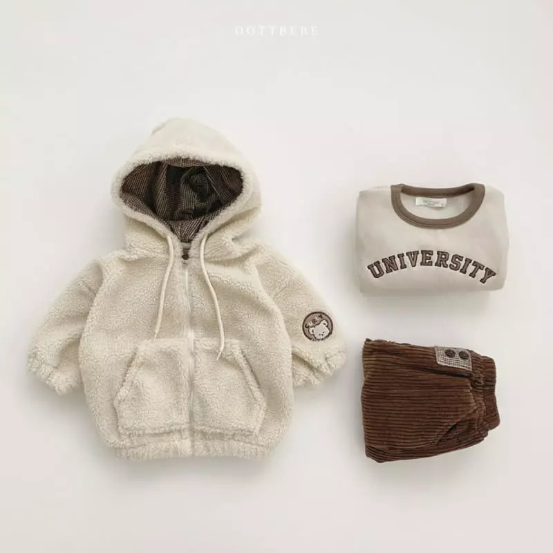 Oott Bebe - Korean Children Fashion - #designkidswear - Bbogle Poodle Hoody Jumper - 4