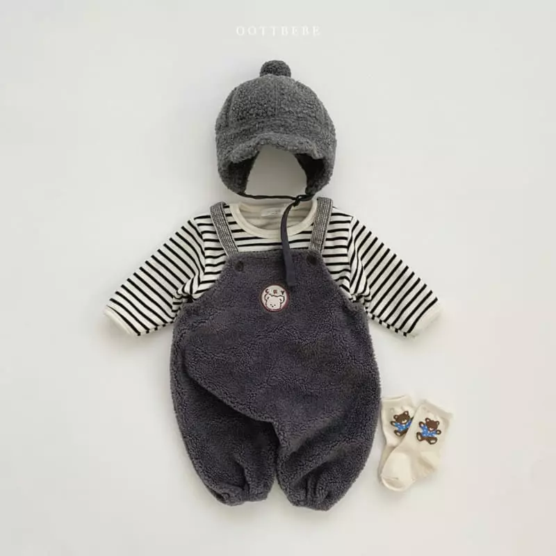Oott Bebe - Korean Children Fashion - #discoveringself - Bbogle Poodle Overalls - 3