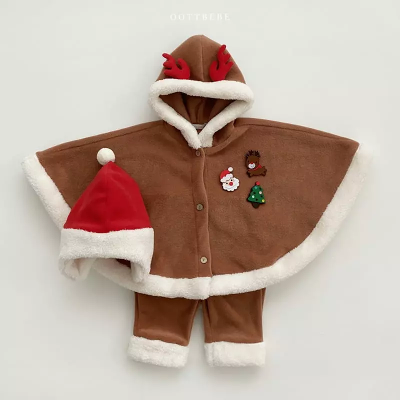 Oott Bebe - Korean Children Fashion - #discoveringself - Oott Santa Cape - 10