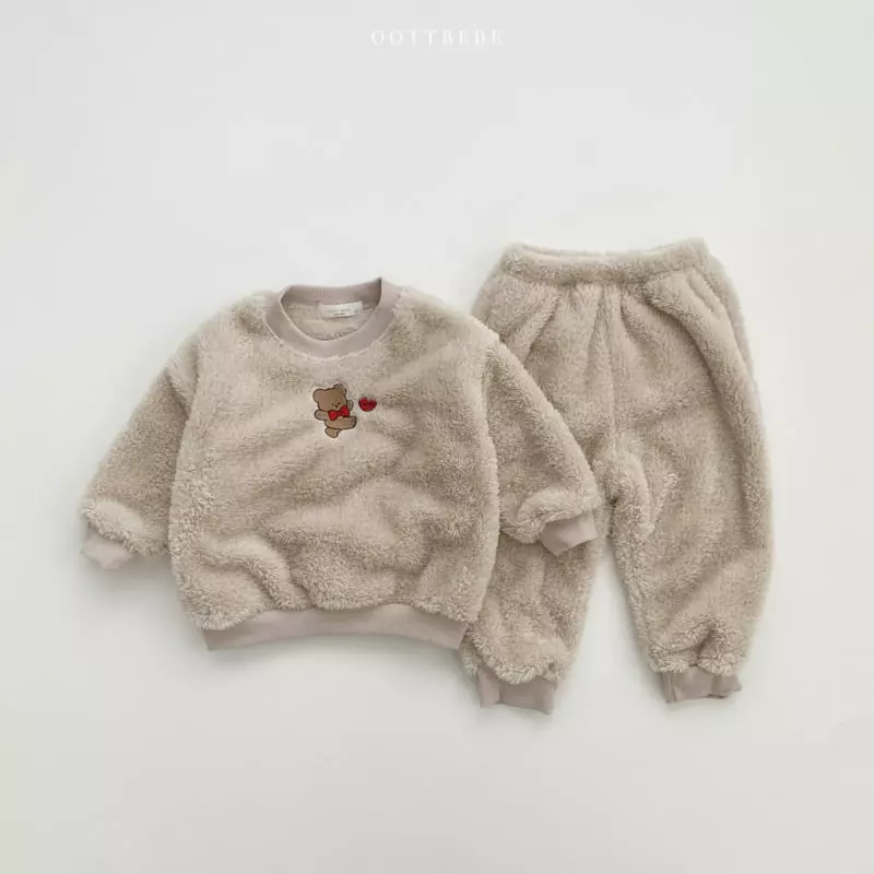 Oott Bebe - Korean Children Fashion - #discoveringself - Bbo Dumble Top Bottom Set - 10