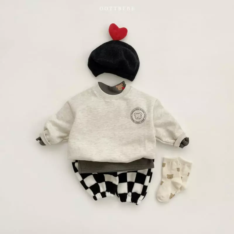 Oott Bebe - Korean Children Fashion - #kidsshorts - Week Sweatshirt - 11
