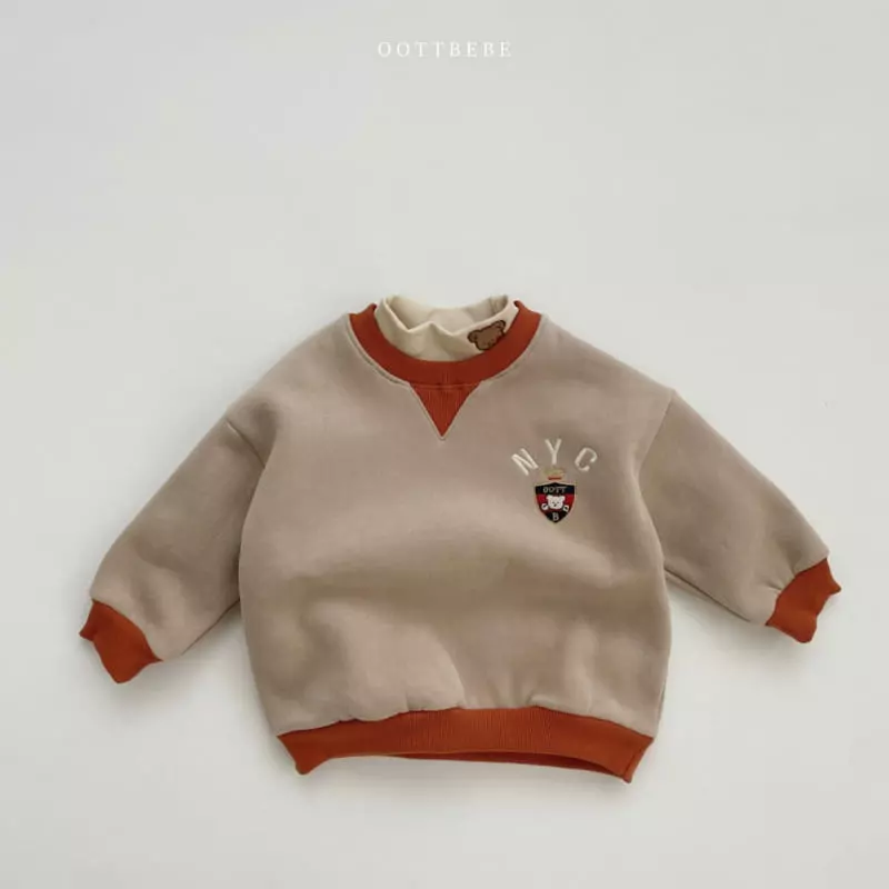 Oott Bebe - Korean Children Fashion - #kidsshorts - NYS Sweatshirt - 3