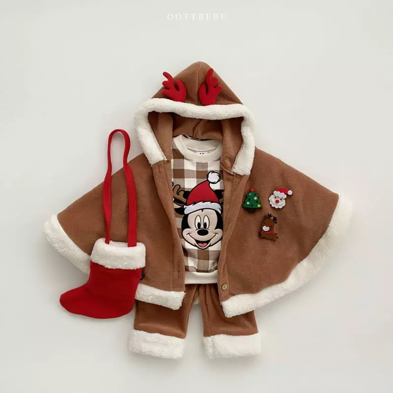 Oott Bebe - Korean Children Fashion - #kidsshorts - Oott Santa Cape - 12