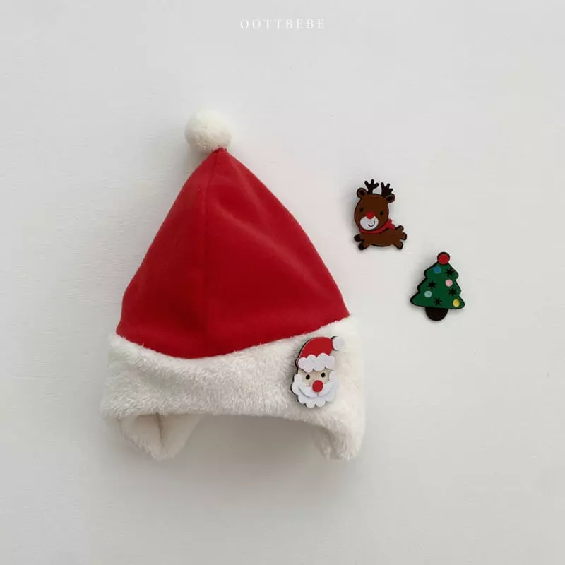Oott Bebe - Korean Children Fashion - #fashionkids - Oott Santa Hat - 4