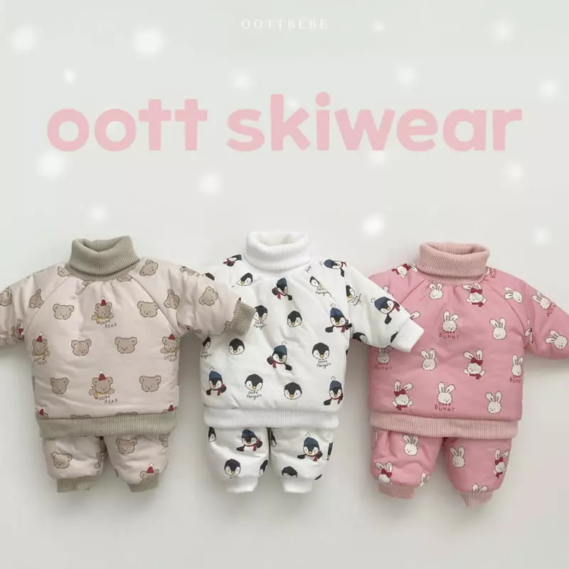 Oott Bebe - Korean Children Fashion - #kidsshorts - Snow Man Skii Set