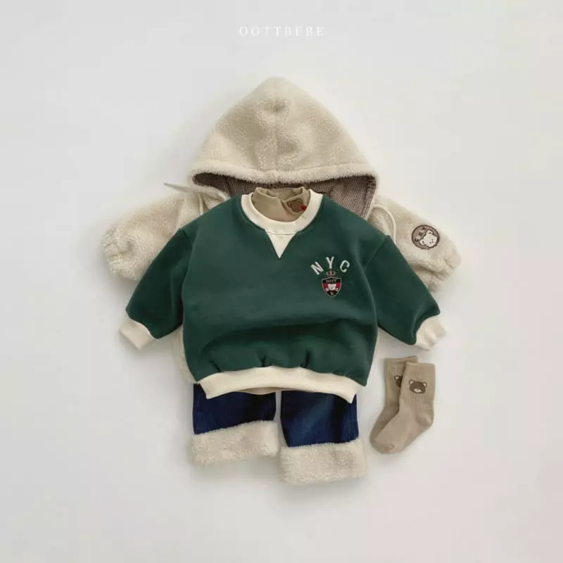 Oott Bebe - Korean Children Fashion - #kidsshorts - NYS Sweatshirt - 4