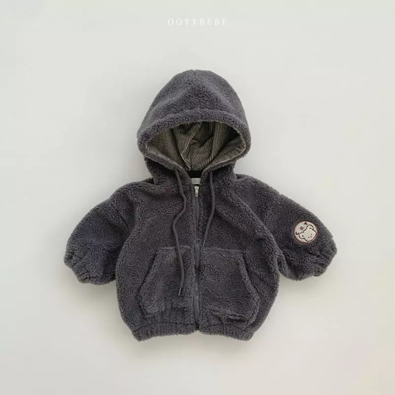 Oott Bebe - Korean Children Fashion - #kidzfashiontrend - Bbogle Poodle Hoody Jumper - 8