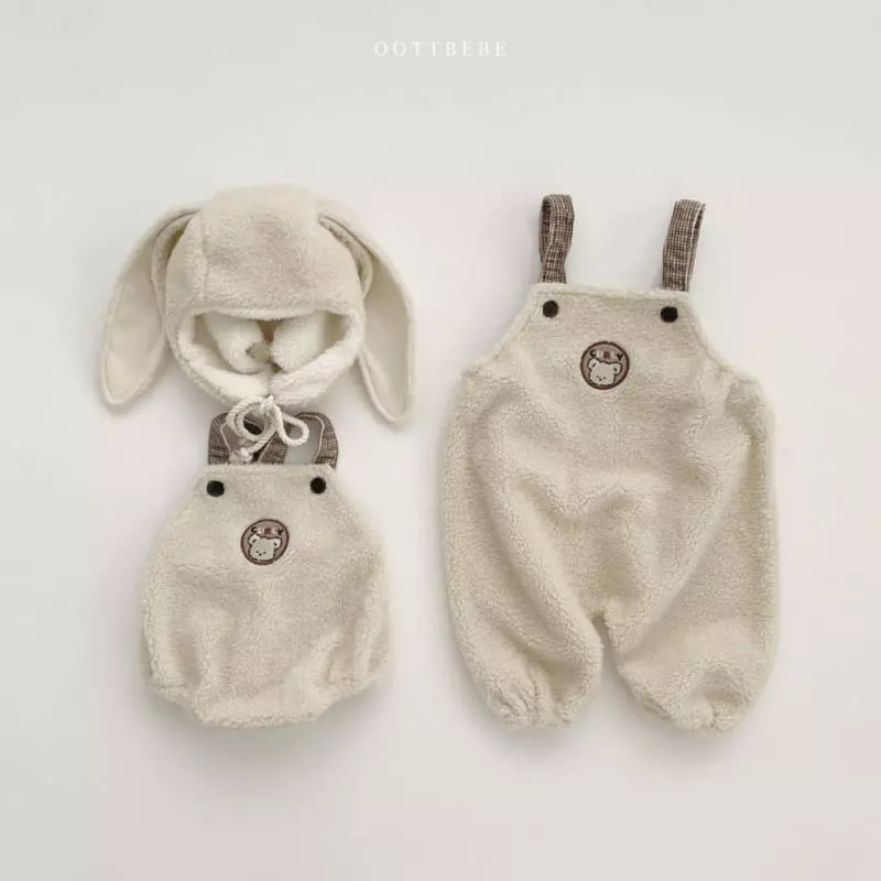 Oott Bebe - Korean Children Fashion - #kidzfashiontrend - Bbogle Poodle Overalls - 7