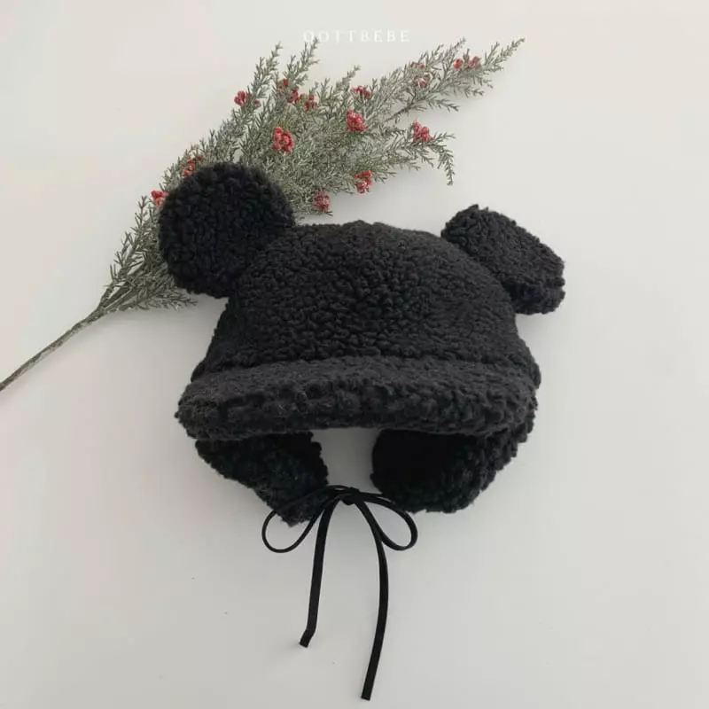 Oott Bebe - Korean Children Fashion - #kidzfashiontrend - Bbogle Bear Hat - 5