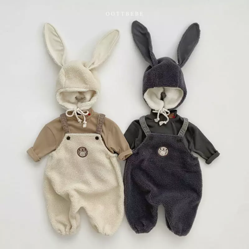 Oott Bebe - Korean Children Fashion - #littlefashionista - Bbogle Poodle Overalls - 9