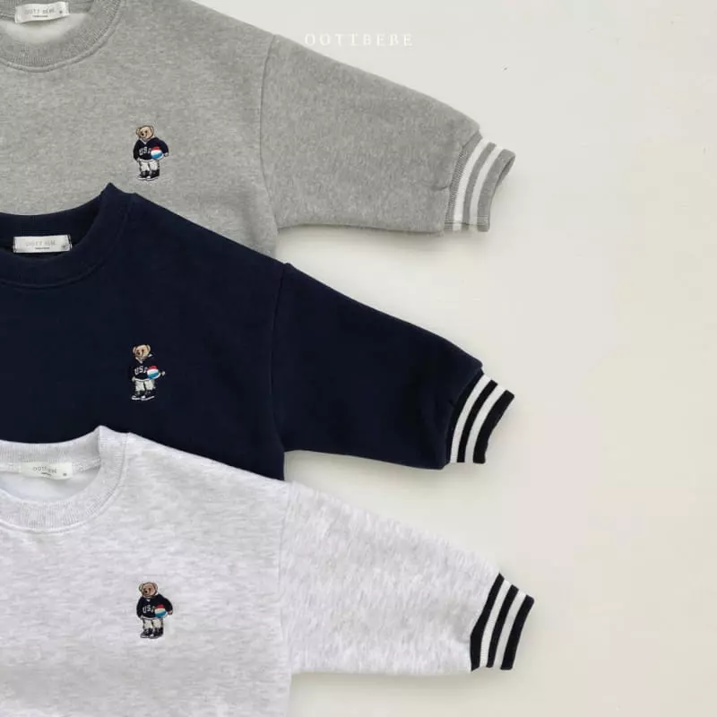Oott Bebe - Korean Children Fashion - #littlefashionista - Paul Banding Top Bottom Set - 5