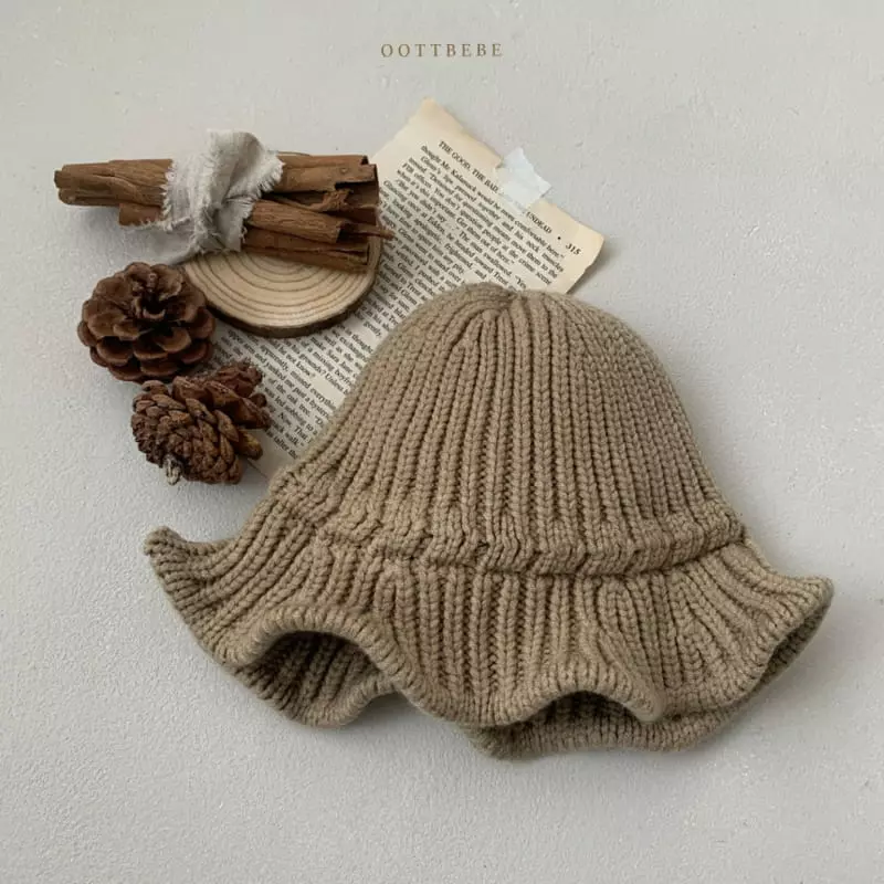 Oott Bebe - Korean Children Fashion - #magicofchildhood - Knit Bucket Hat - 2