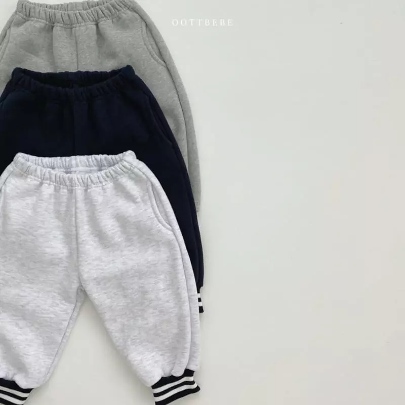 Oott Bebe - Korean Children Fashion - #magicofchildhood - Paul Banding Top Bottom Set - 6