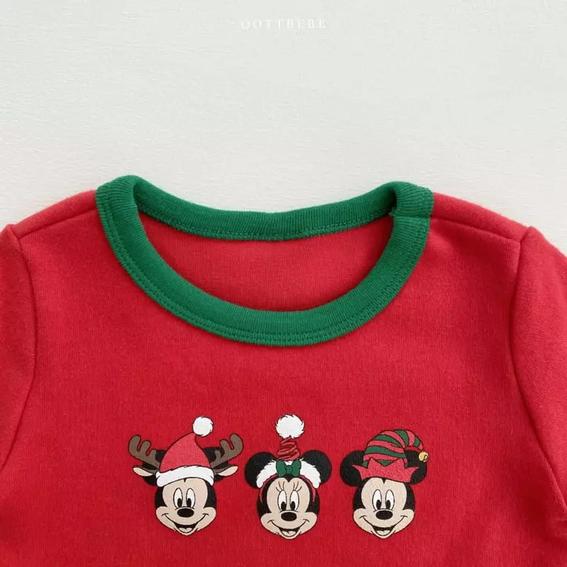 Oott Bebe - Korean Children Fashion - #magicofchildhood - Disney Santa Easywear Set - 7