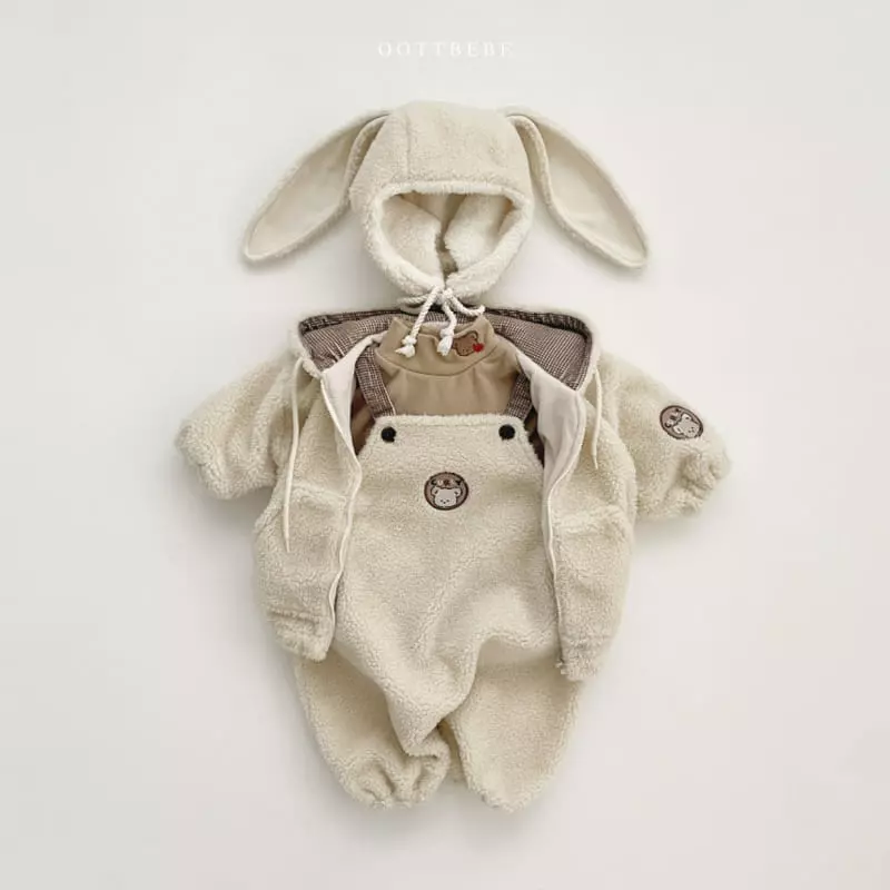 Oott Bebe - Korean Children Fashion - #minifashionista - Bbogle Poodle Hoody Jumper - 12
