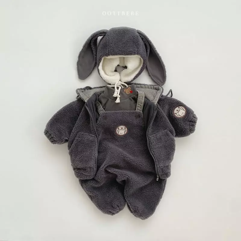 Oott Bebe - Korean Children Fashion - #minifashionista - Bbogle Poodle Overalls - 11