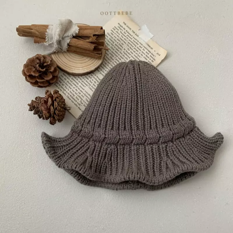 Oott Bebe - Korean Children Fashion - #minifashionista - Knit Bucket Hat - 3