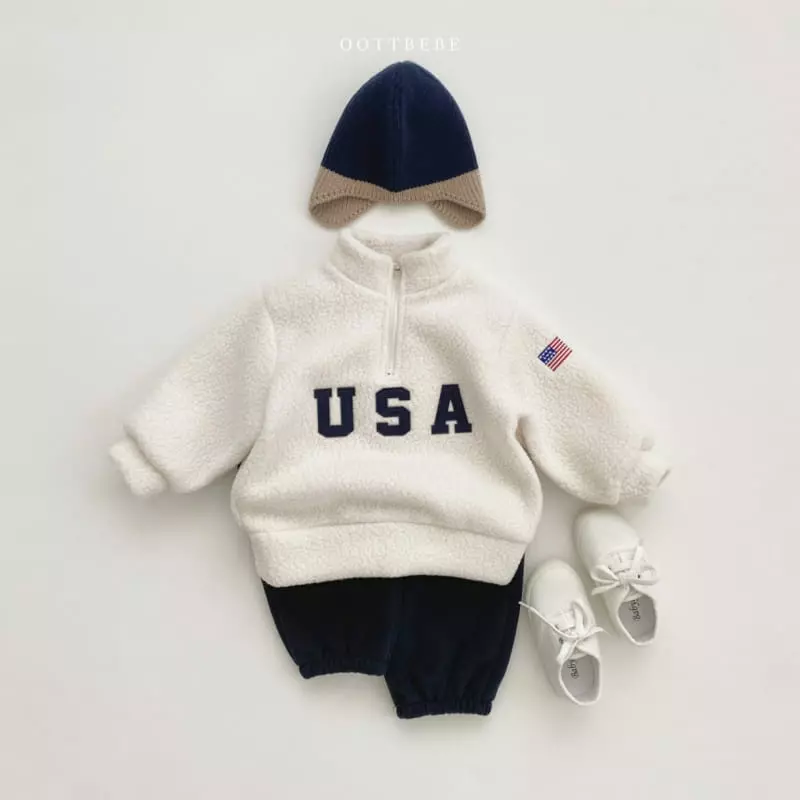 Oott Bebe - Korean Children Fashion - #minifashionista - USA Anorak Sweatshirt - 11