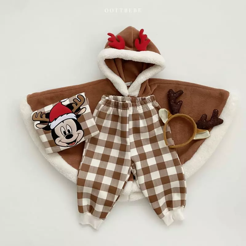 Oott Bebe - Korean Children Fashion - #minifashionista - Happy Check Pants - 3