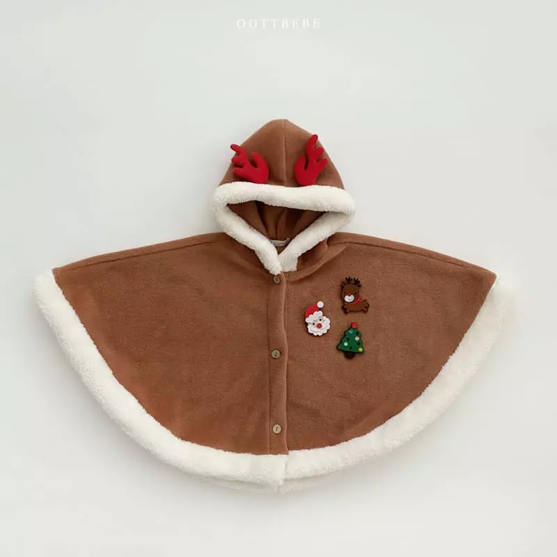 Oott Bebe - Korean Children Fashion - #minifashionista - Oott Santa Cape - 2