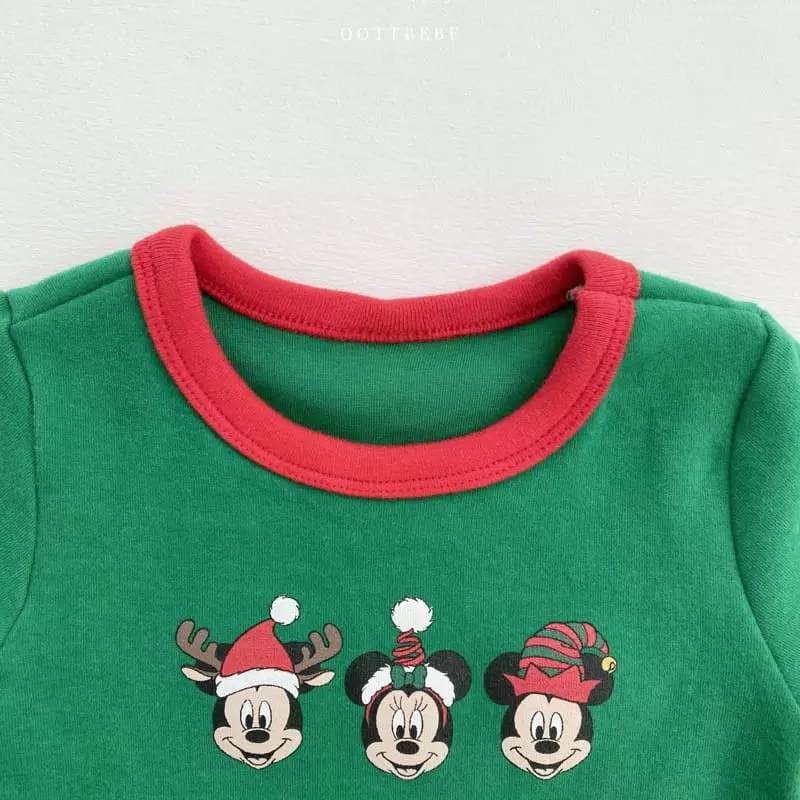Oott Bebe - Korean Children Fashion - #minifashionista - Disney Santa Easywear Set - 8