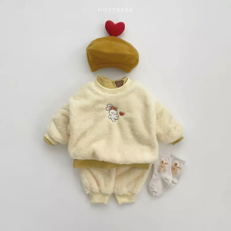 Oott Bebe - Korean Children Fashion - #magicofchildhood - Bbo Dumble Top Bottom Set - 4