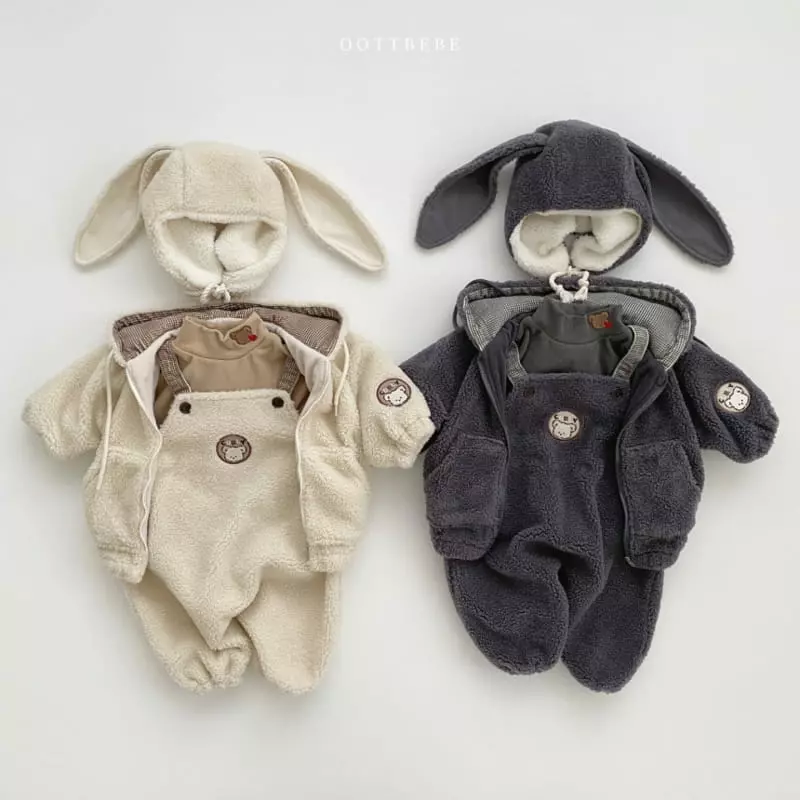 Oott Bebe - Korean Children Fashion - #prettylittlegirls - Bbogle Poodle Overalls - 12