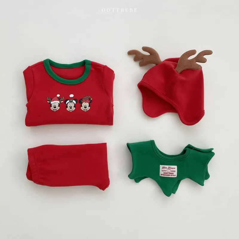 Oott Bebe - Korean Children Fashion - #prettylittlegirls - Disney Santa Easywear Set - 9