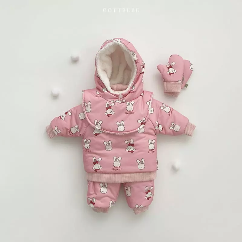 Oott Bebe - Korean Children Fashion - #prettylittlegirls - Snow Man Skii Set - 8