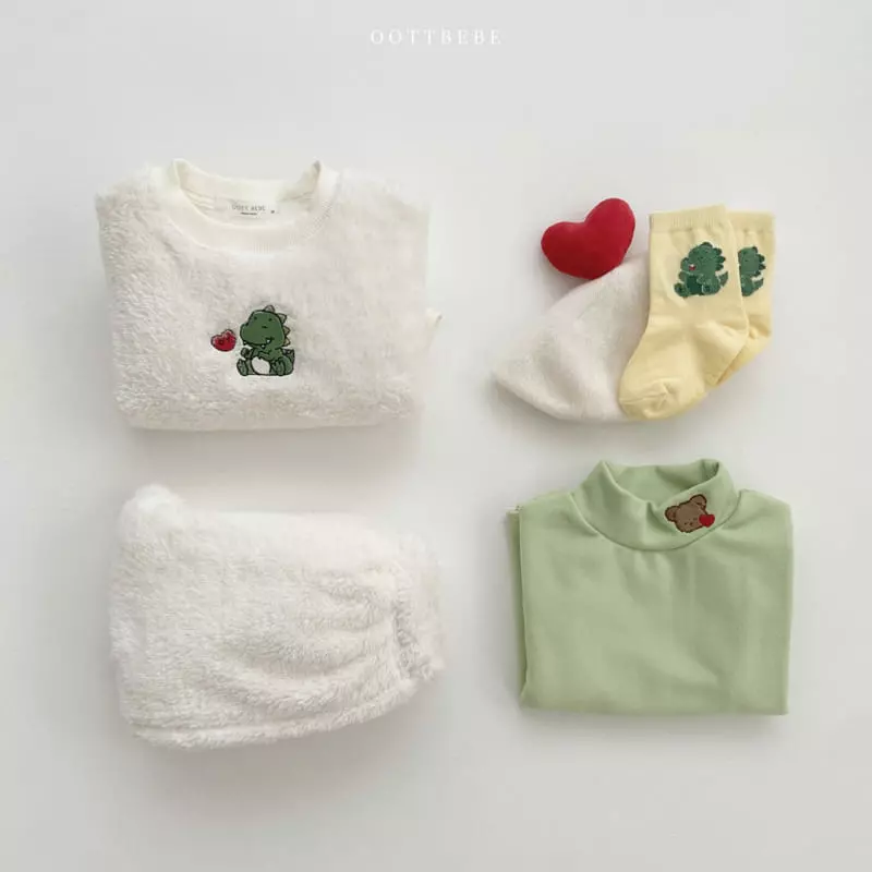 Oott Bebe - Korean Children Fashion - #prettylittlegirls - Bbo Dumble Top Bottom Set - 5