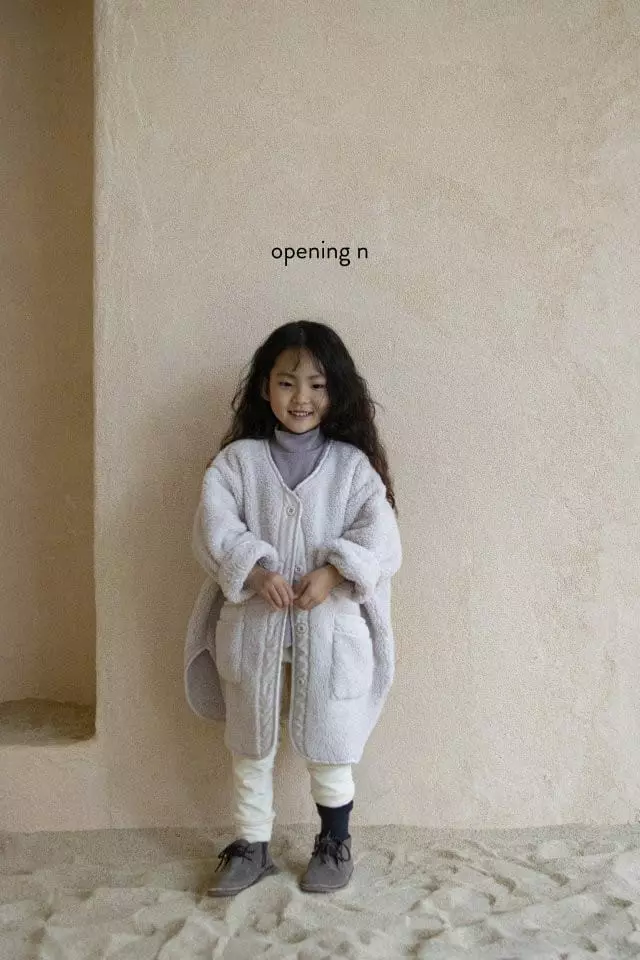 Opening & - Korean Children Fashion - #Kfashion4kids - Super Boa Cardigan - 5