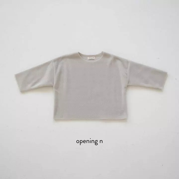 Opening & - Korean Children Fashion - #childofig - Fleece Tee - 2