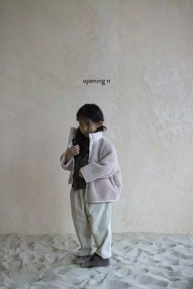 Opening & - Korean Children Fashion - #childofig - Boa Cardigan - 12