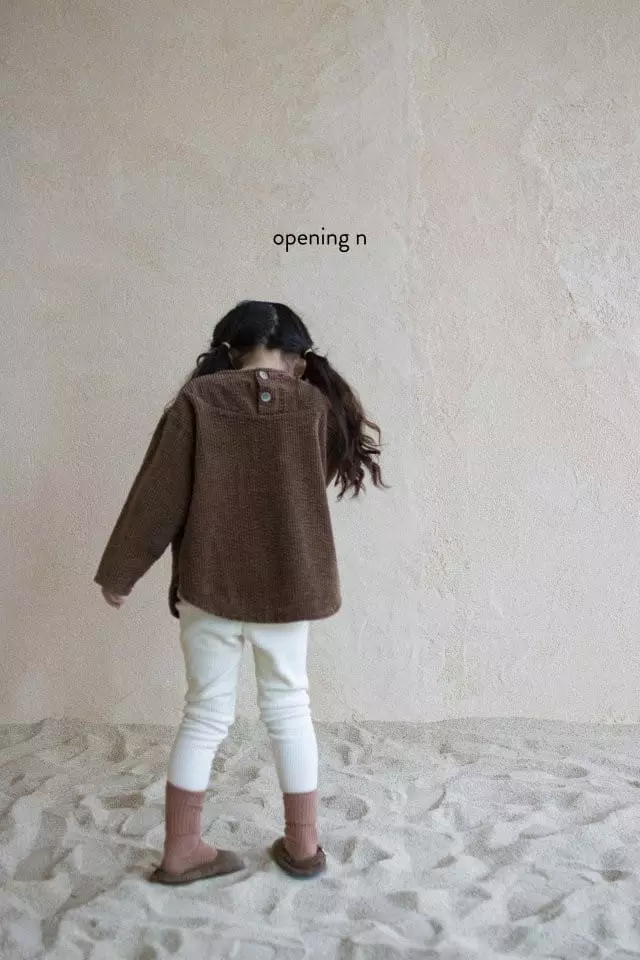 Opening & - Korean Children Fashion - #childofig - Bubble Rib Top - 10