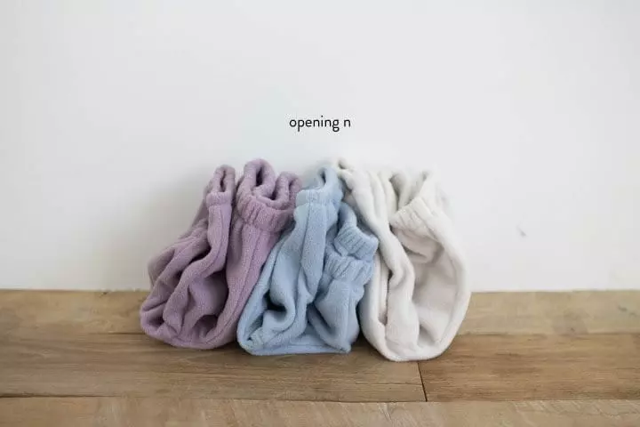 Opening & - Korean Children Fashion - #childrensboutique - Warm Fleece Pants - 6